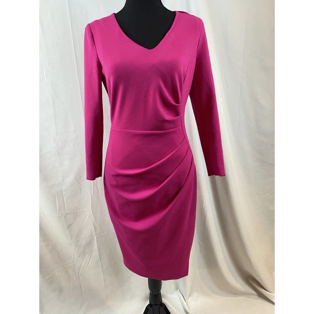 NYDJ Rosella Stretch Crepe Sheath Dress Women's Size‎ 2